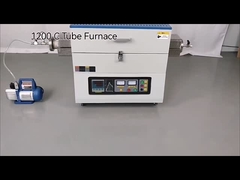 Horno tubular de fibra cerámica de alta temperatura